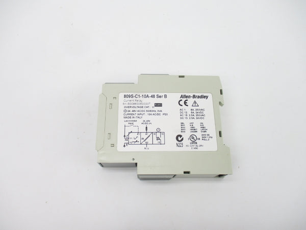 ALLEN BRADLEY 809S-C1-10A-48 SER. B 24-48VAC/DC 10A (WH) NSMP