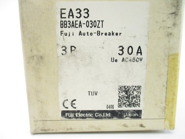 FUJI ELECTRIC EA33 BB3AEA-030ZT 460VAC 30A NSMP