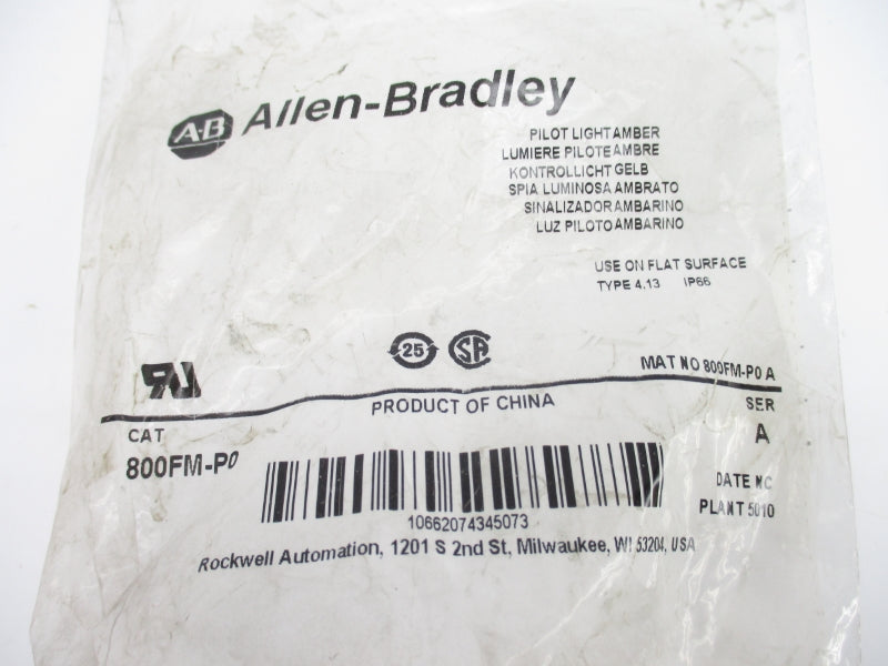ALLEN BRADLEY 800FM-P0 SER. A NSMP