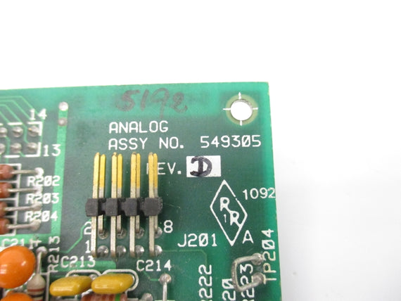 CIRCUIT BOARD 549305 REV. D NSNP