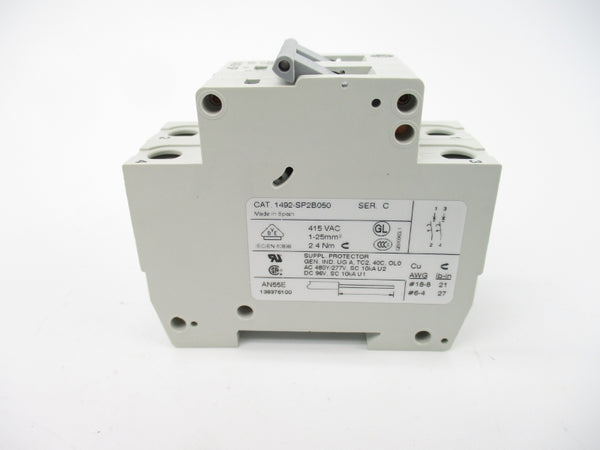 ALLEN BRADLEY 1492-SP2B050 SER. C 415VAC 5A NSMP