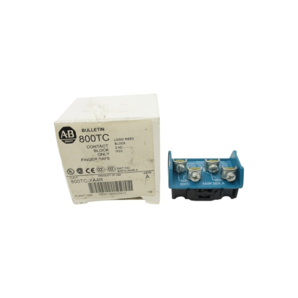 ALLEN BRADLEY 800TC-XA4R SER. A 150VAC 15A (WH) NSMP