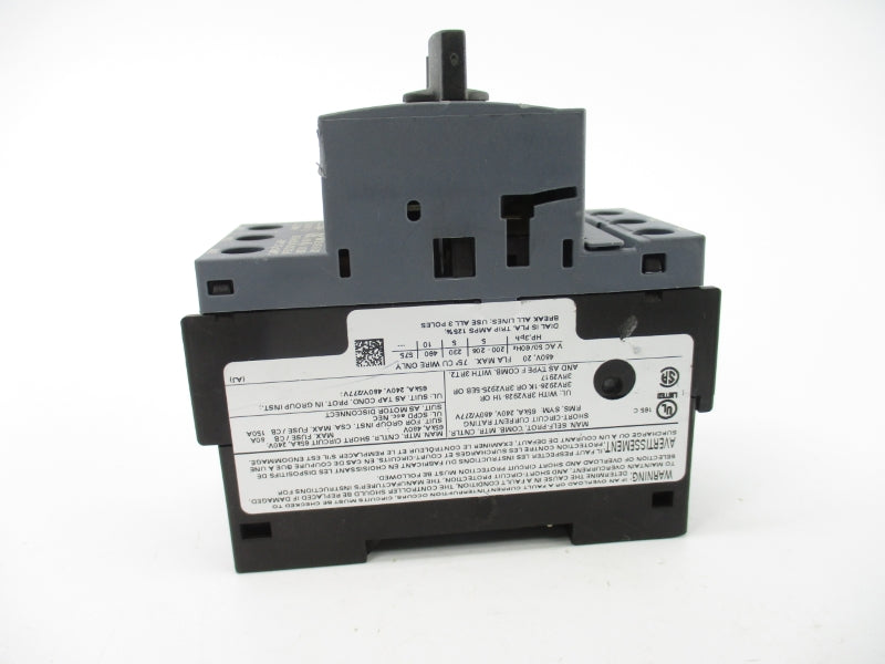 SIEMENS 3RV2021-4BA10 480V 13-20A NSNP
