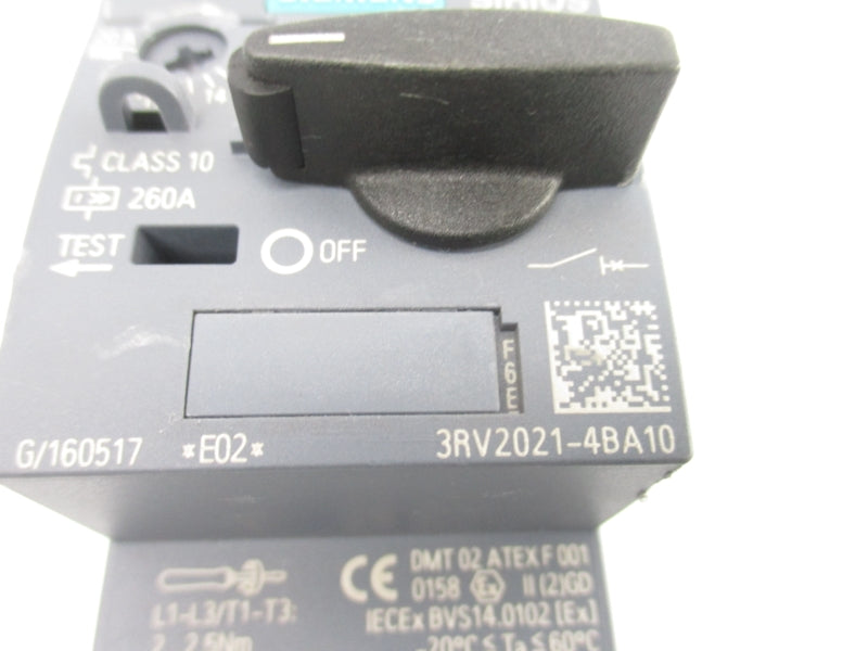 SIEMENS 3RV2021-4BA10 480V 13-20A NSNP