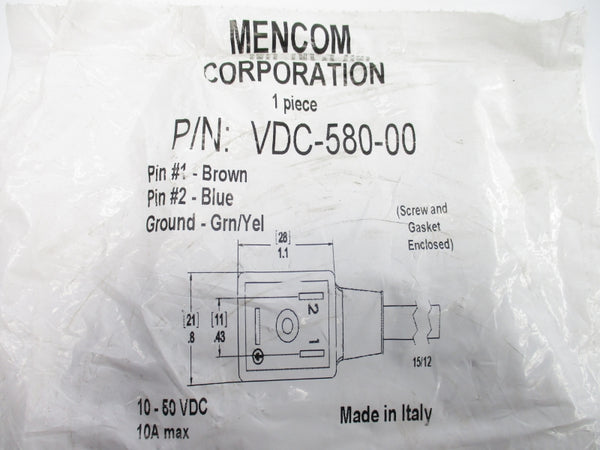 MENCOM VDC-580-00 10-50VDC NSMP