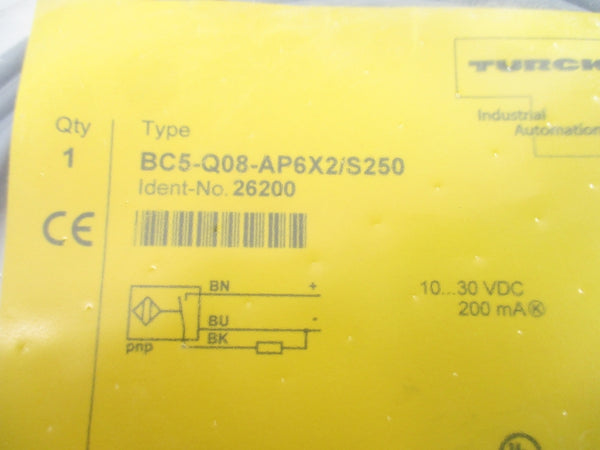 TURCK BC5-Q08-AP6X2/S250 26200 10-30VDC NSMP