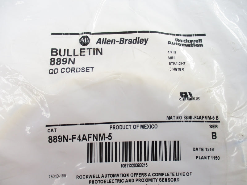 ALLEN BRADLEY 889N-F4AFNM-5 SER. B NSMP