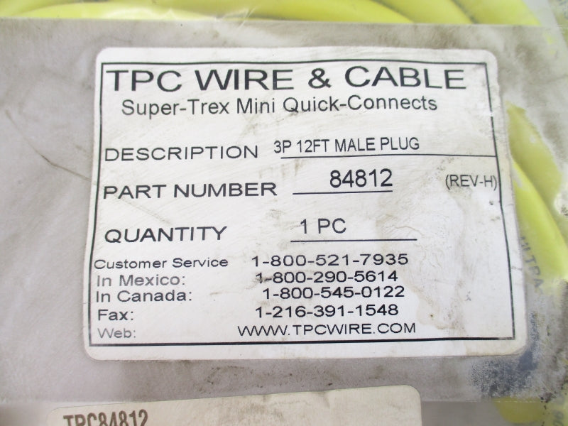 TPC WIRE & CABLE 84812 NSMP