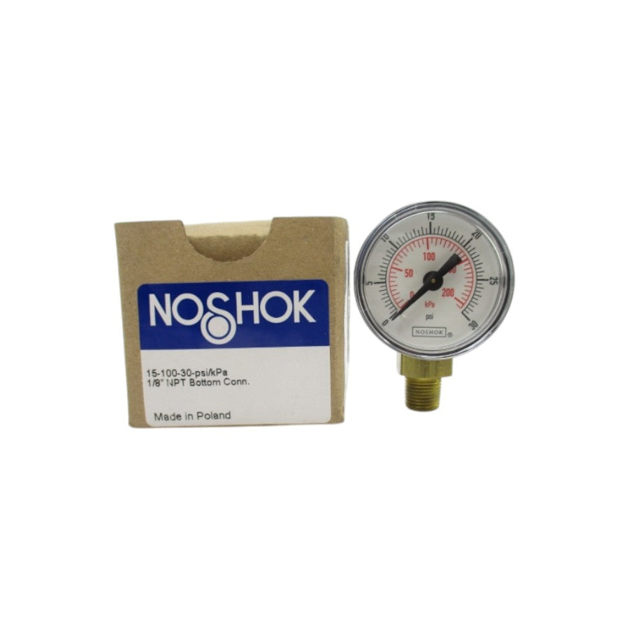 NOSHOK 15-100-30PSI/KPA 0-30PSI 1/8" NSMP