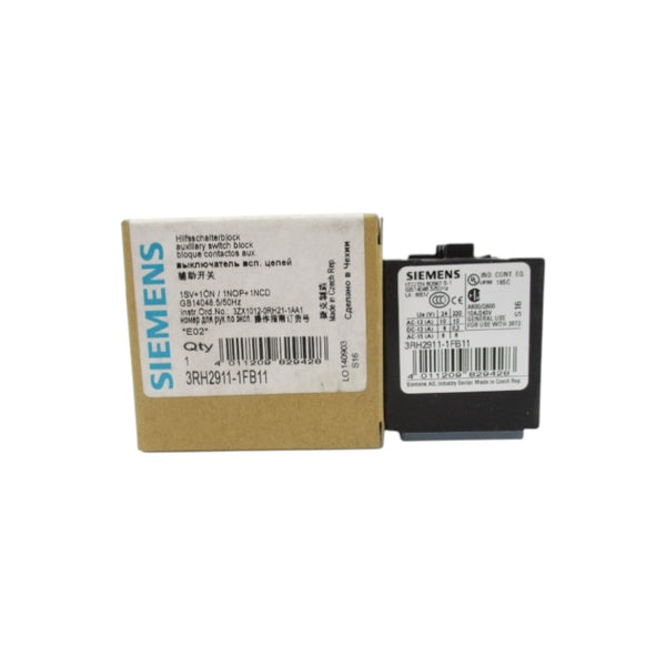 SIEMENS 3RH2911-1FB11 240V 10A NSMP