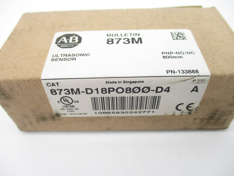 ALLEN BRADLEY 873M-D18PO800-D4 SER. A 10-30VDC (BR/WH) NSMP