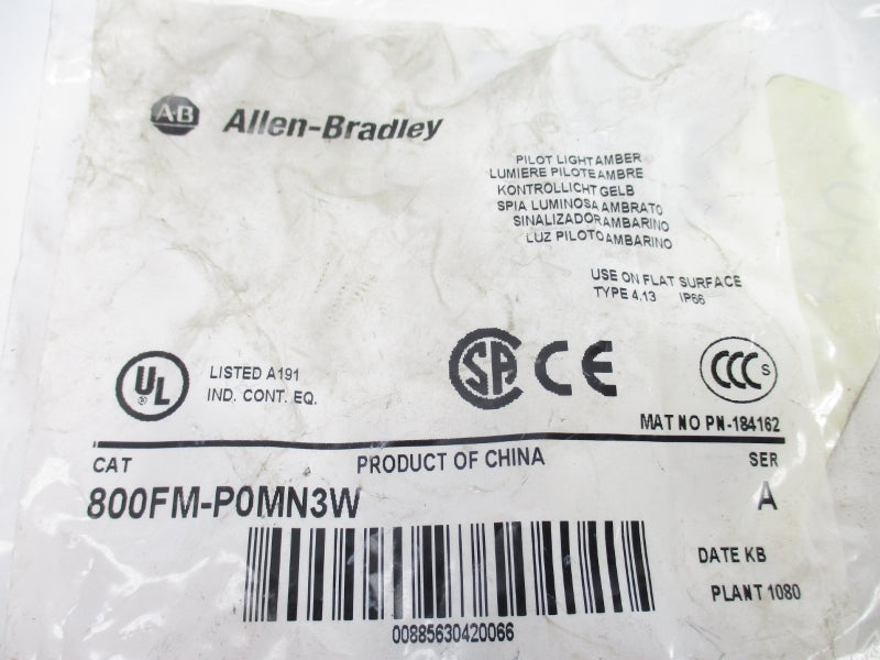 ALLEN BRADLEY 800FM-P0MN3W SER. A NSMP