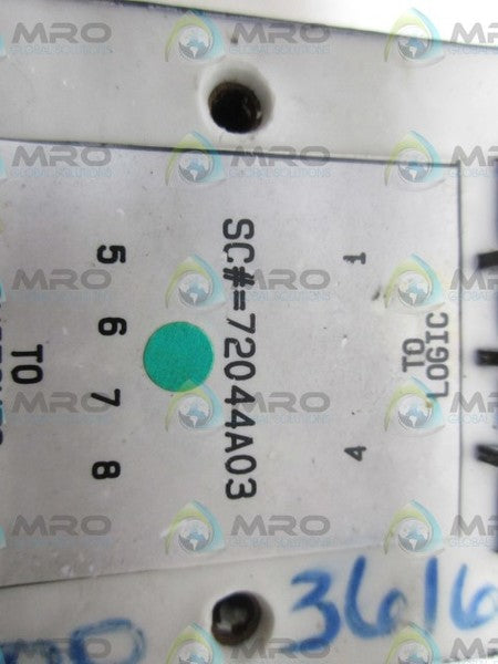 AJAX MAGNETHERMIC 72044A03 MODULE UNMP