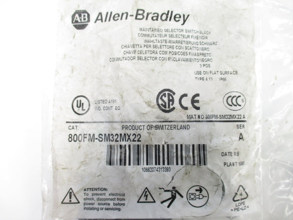 ALLEN BRADLEY 800FM-SM32MX22 SER. A NSMP