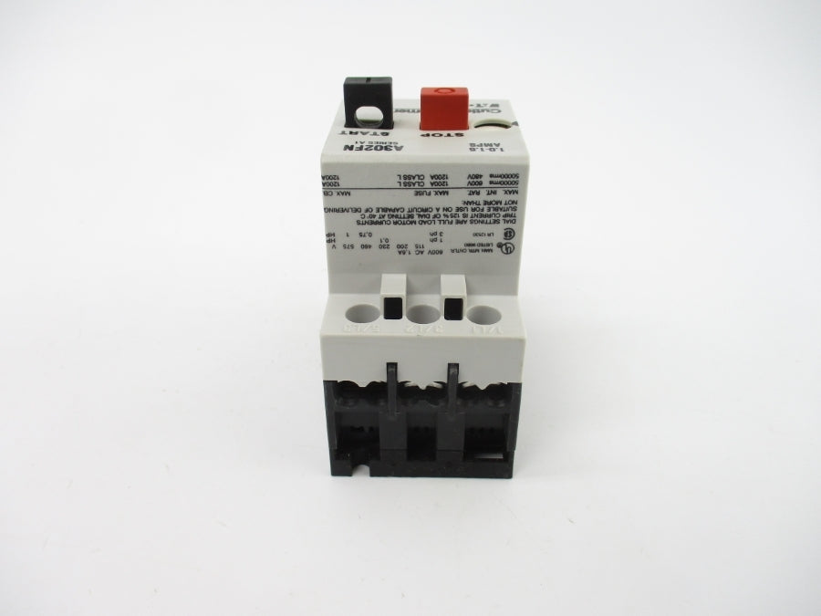CUTLER HAMMER A302FN SER. A1 600VAC 1.0-1.6A NSNP
