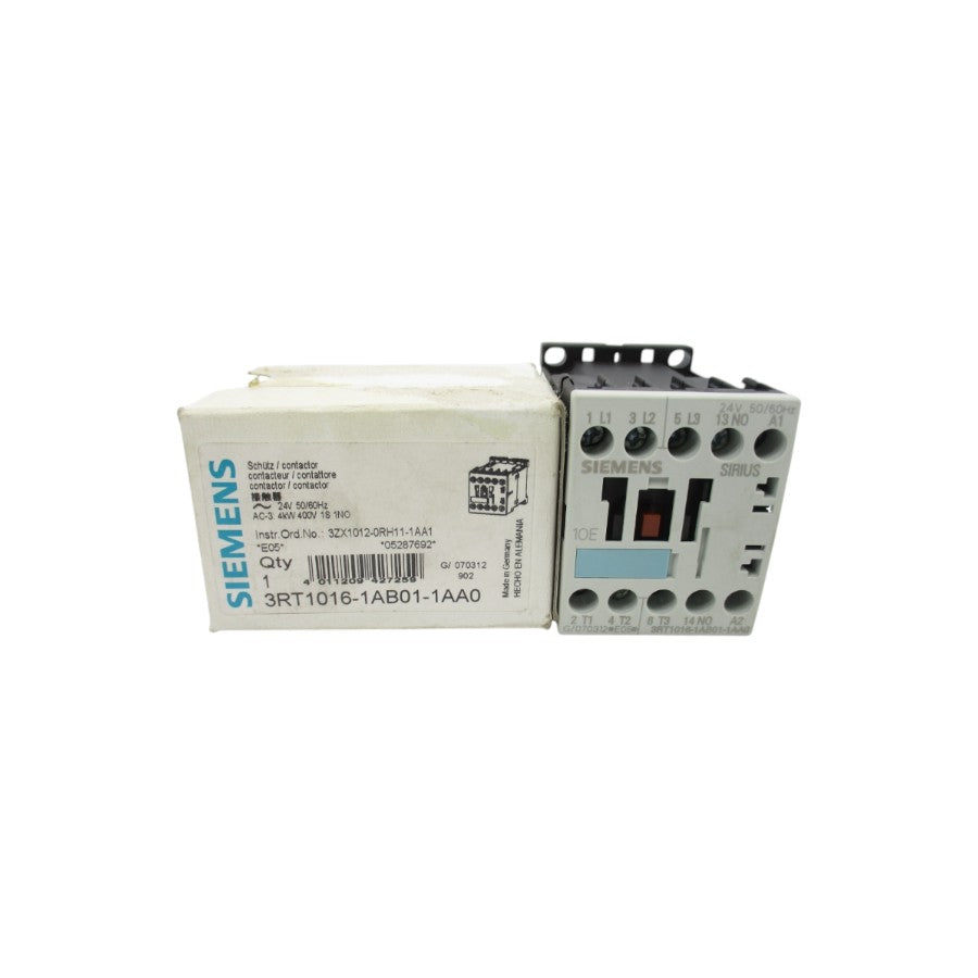 SIEMENS 3RT1016-1AB01-1AA0 24V NSMP