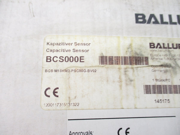 BALLUFF BCS000E BCSM18KM3-PSC80G-BV02 10-36VDC NSMP