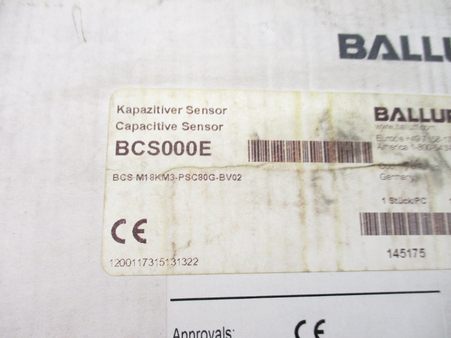 BALLUFF BCS000E BCSM18KM3-PSC80G-BV02 10-36VDC NSMP