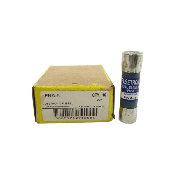 BUSSMANN FNA-5 250VAC 5A (PKG OF 10) NSMP