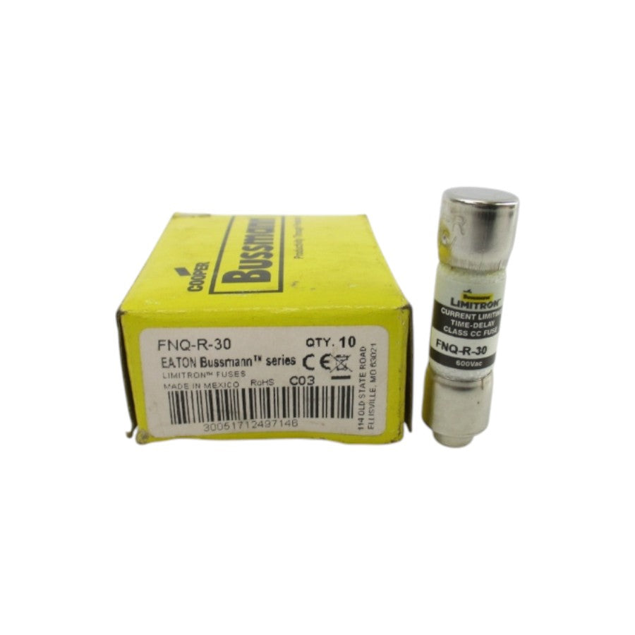 BUSSMANN FNQ-R-30 600VAC 30A (PKG OF 10) NSMP