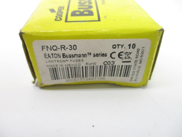 BUSSMANN FNQ-R-30 600VAC 30A (PKG OF 10) NSMP