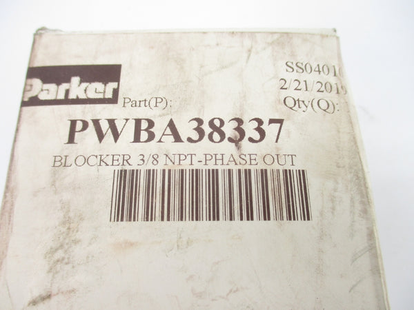PARKER PWBA38337 3/8" NSMP