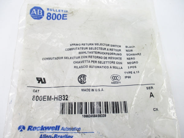 ALLEN BRADLEY 800EM-HB32 SER. A NSMP