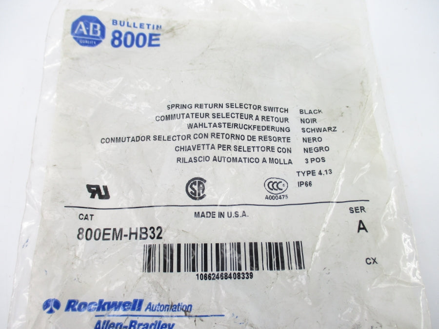 ALLEN BRADLEY 800EM-HB32 SER. A NSMP