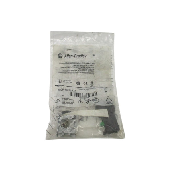 ALLEN BRADLEY 800F-MD3CX10 SER. A NSMP