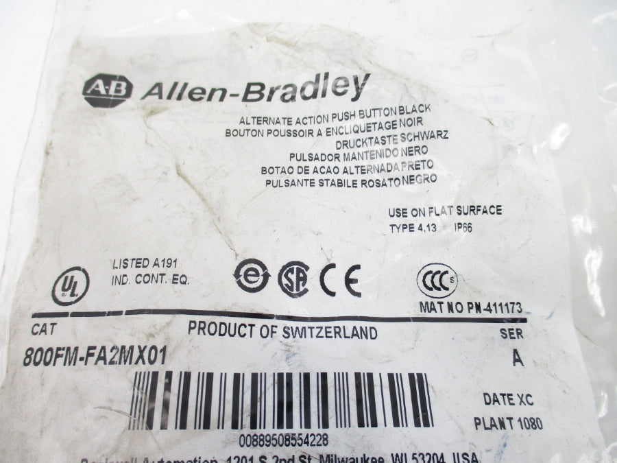 ALLEN BRADLEY 800FM-FA2MX01 SER. A NSMP