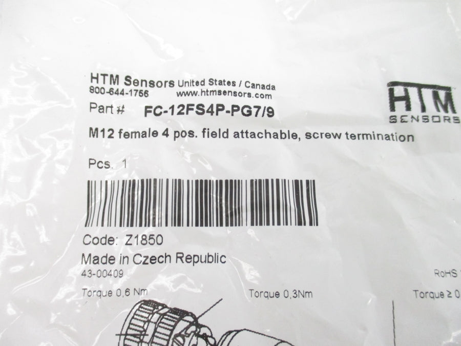 HTM SENSORS FC-12FS4P-PG7/9 NSMP