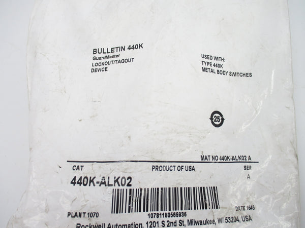 ALLEN BRADLEY 440K-ALK02 SER. A NSMP