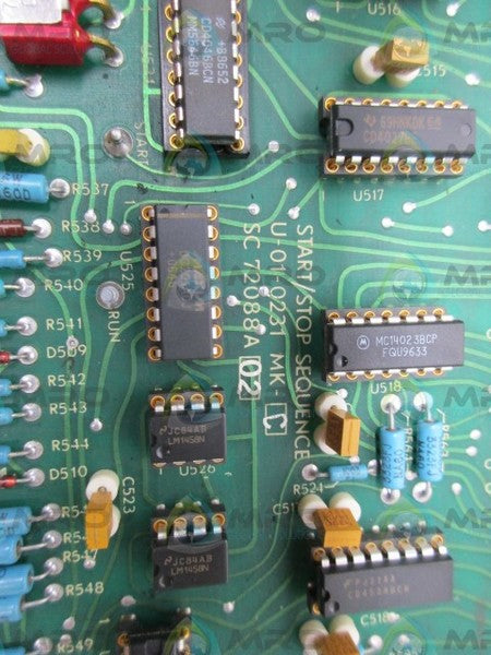 AJAX MAGNETHERMIC 72088A02 U-01-0231MK-C START/STOP SEQUENCE NSNP