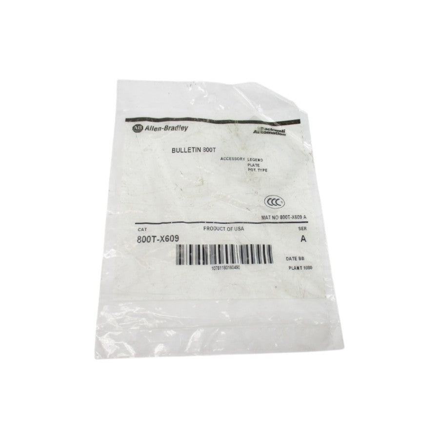 ALLEN BRADLEY 800T-X609 SER. A NSMP