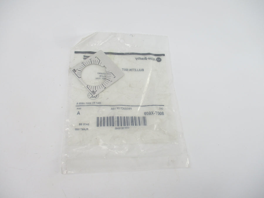 ALLEN BRADLEY 800T-X609 SER. A NSMP