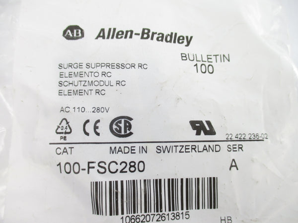 ALLEN BRADLEY 100-FSC280 SER. A 110-280VAC NSMP