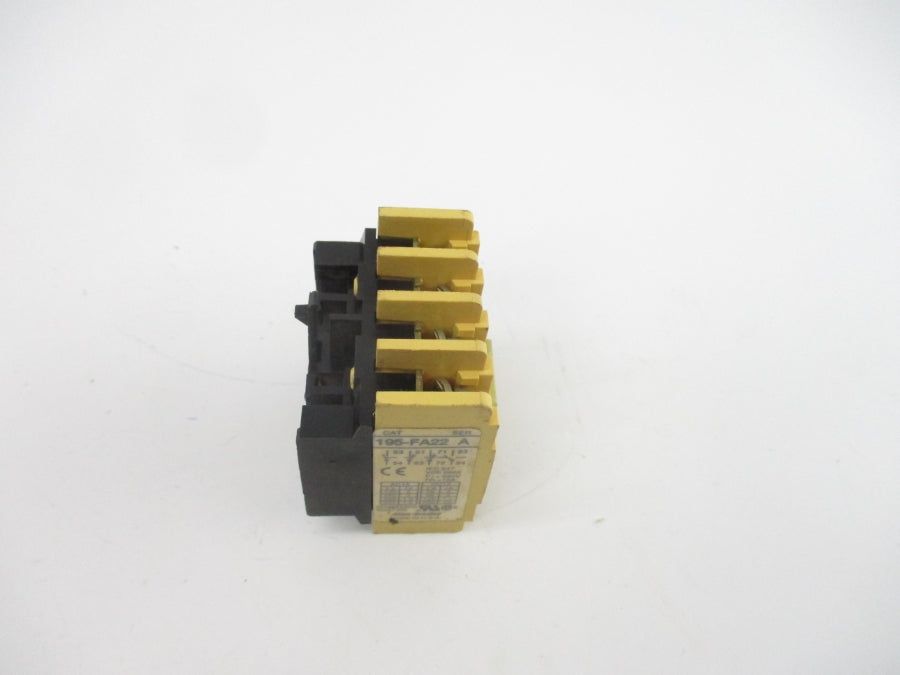 ALLEN BRADLEY 195-FA22 SER. A 600V 1.2A (YELLOW) NSNP