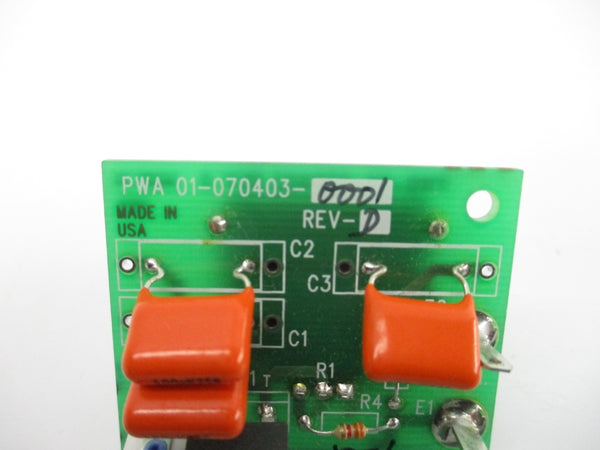 CIRCUIT BOARD PWA01-070403-0001 REV. D NSNP