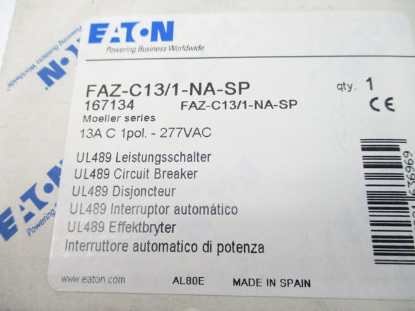 EATON FAZ-C13/1-NA-SP 277VAC 13A NSMP
