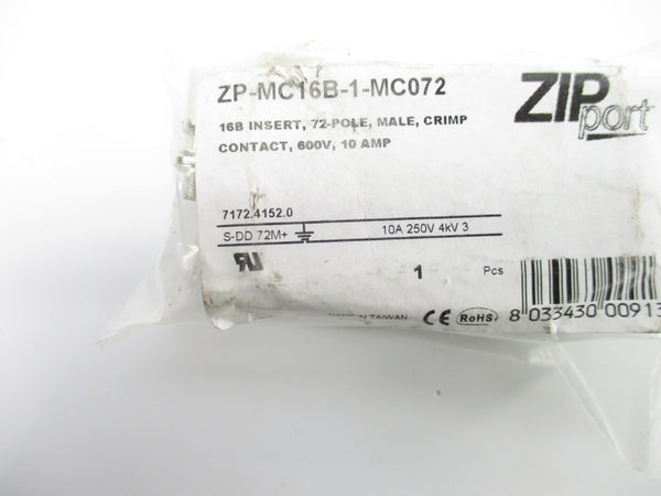 ZIP PORT ZP-MC16B-1-MC072 600V 10A NSMP