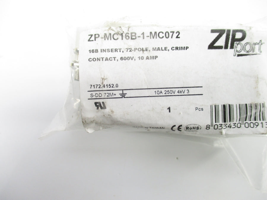 ZIP PORT ZP-MC16B-1-MC072 600V 10A NSMP