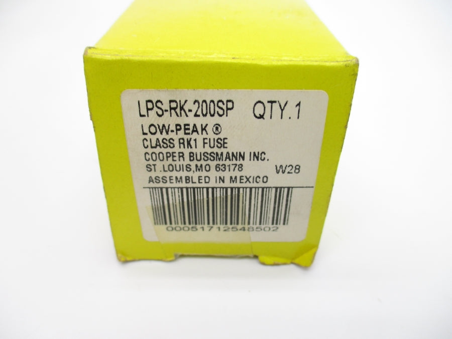 BUSSMANN LPS-RK-200SP 600VAC 200A (YL/YL) NSMP