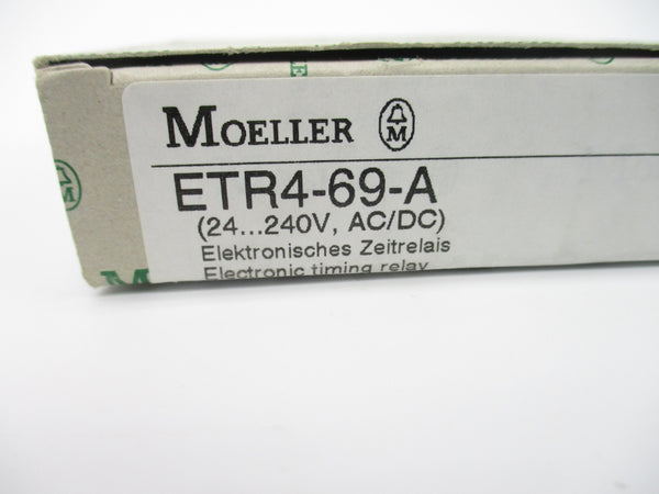 KLOCKNER MOELLER ETR4-69-A 24-240VAC/DC 0.05S-100H NSMP