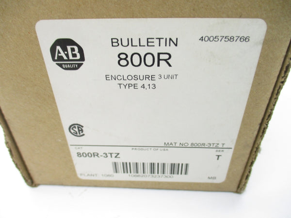 ALLEN BRADLEY 800R-3TZ SERT. T (BR/WH) NSMP