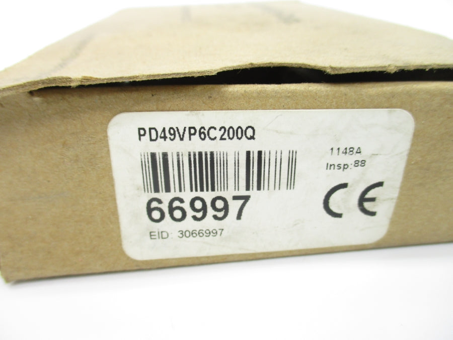 BANNER ENGINEERING PD49VP6C200Q 66997 10-30VDC NSMP