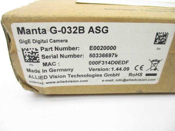 ALLIED VISION MANTA-G-032BASG E0020000 NSMP