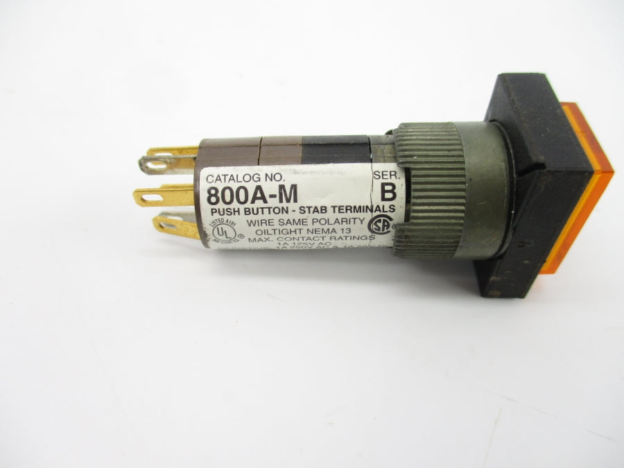 ALLEN BRADLEY 800A-M SER. B 125VAC 1A NSNP