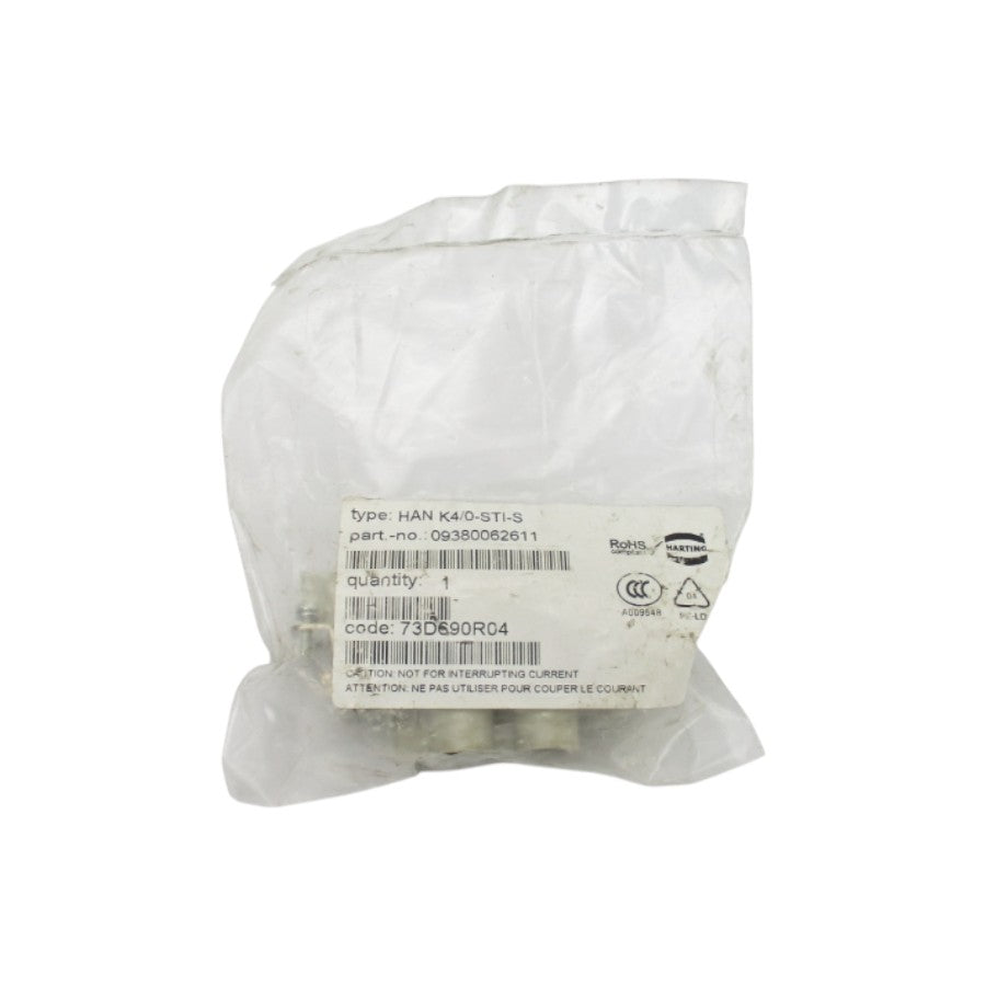 HARTING 09380062611 HANK4/0-STI-S NSMP