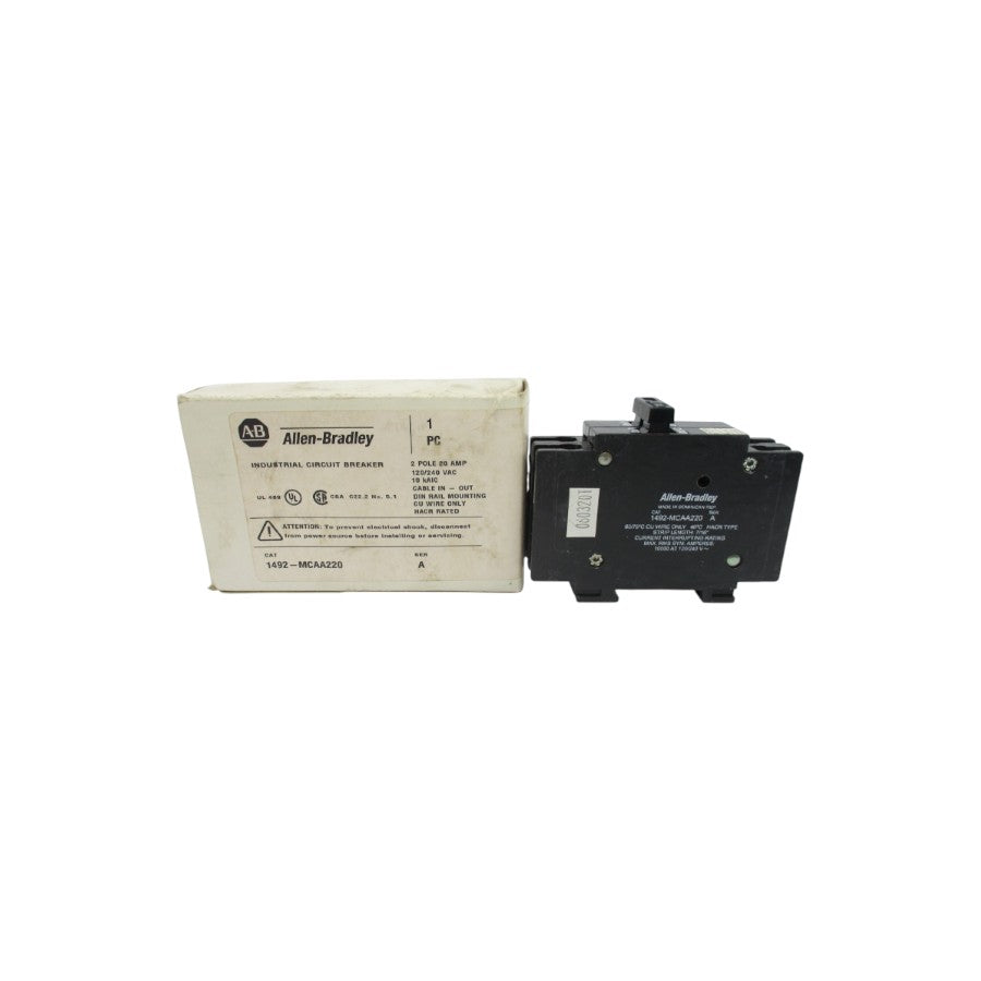 ALLEN BRADLEY 1492-MCAA220 SER. A 120/240VAC 20A NSMP