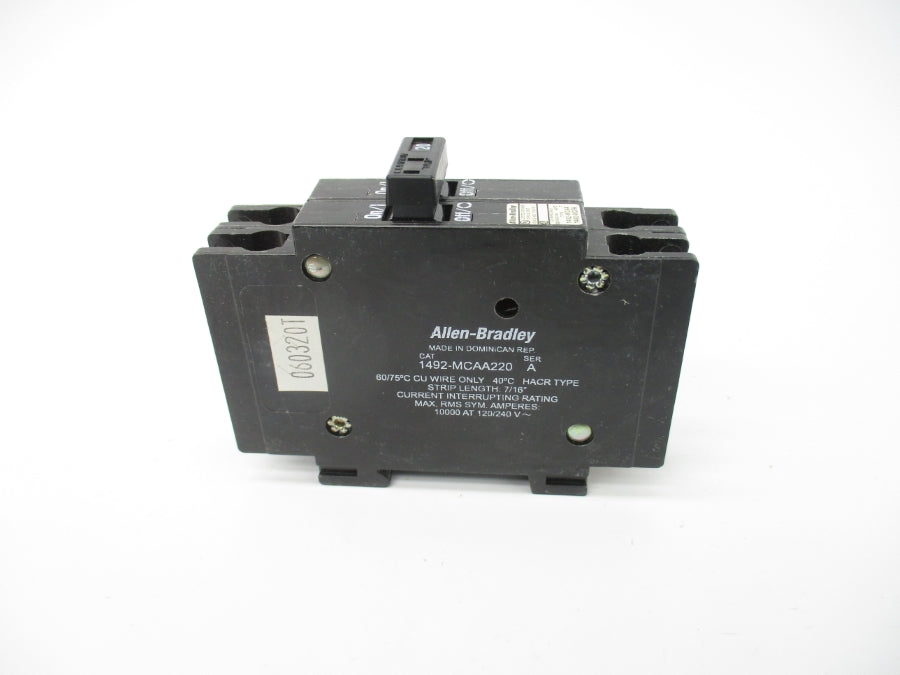 ALLEN BRADLEY 1492-MCAA220 SER. A 120/240VAC 20A NSMP